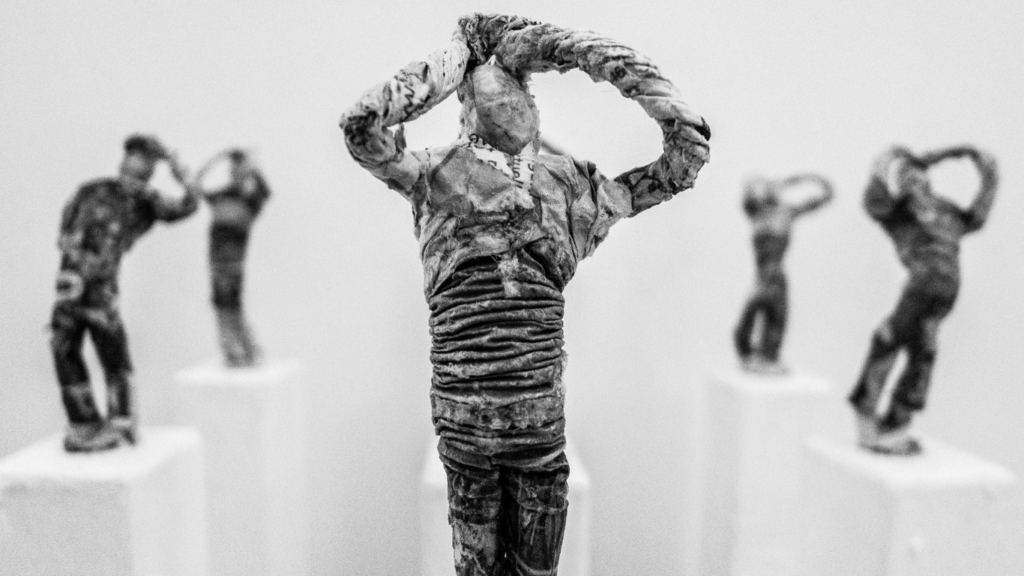 a sculpture exhibition