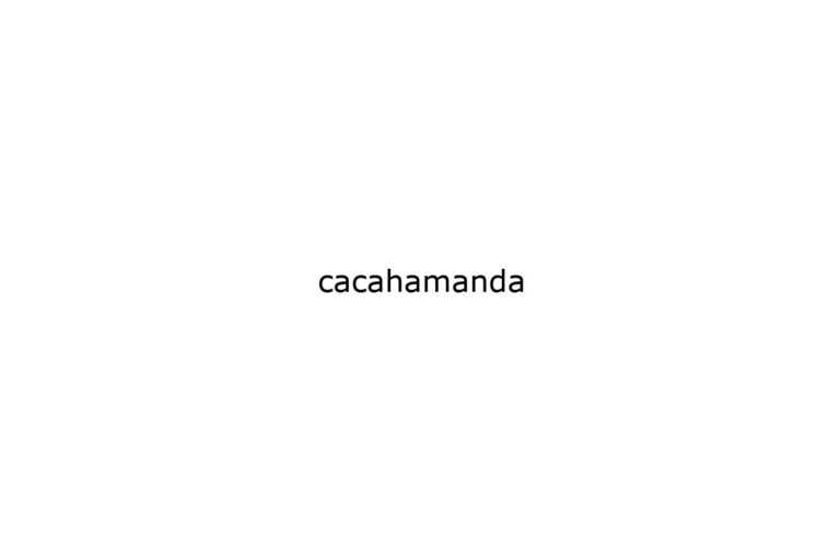 cacahamanda