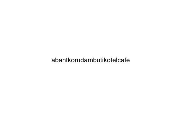 abantkorudambutikotelcafe