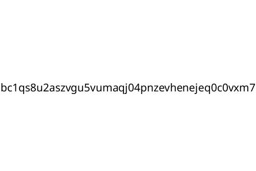 bc1qs8u2aszvgu5vumaqj04pnzevhenejeq0c0vxm7