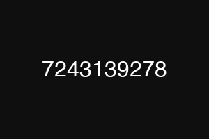 7243139278