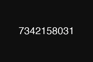 7342158031