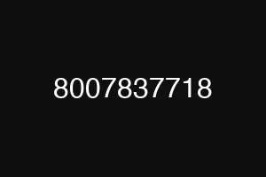 8007837718