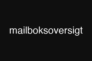 mailboksoversigt