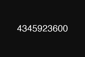 4345923600