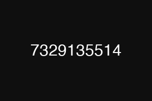 7329135514