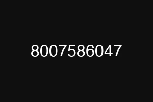 8007586047
